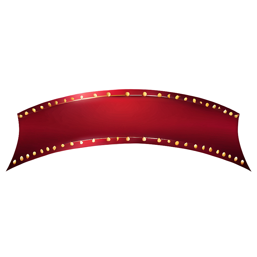 Curved Banner In Red Png Fly