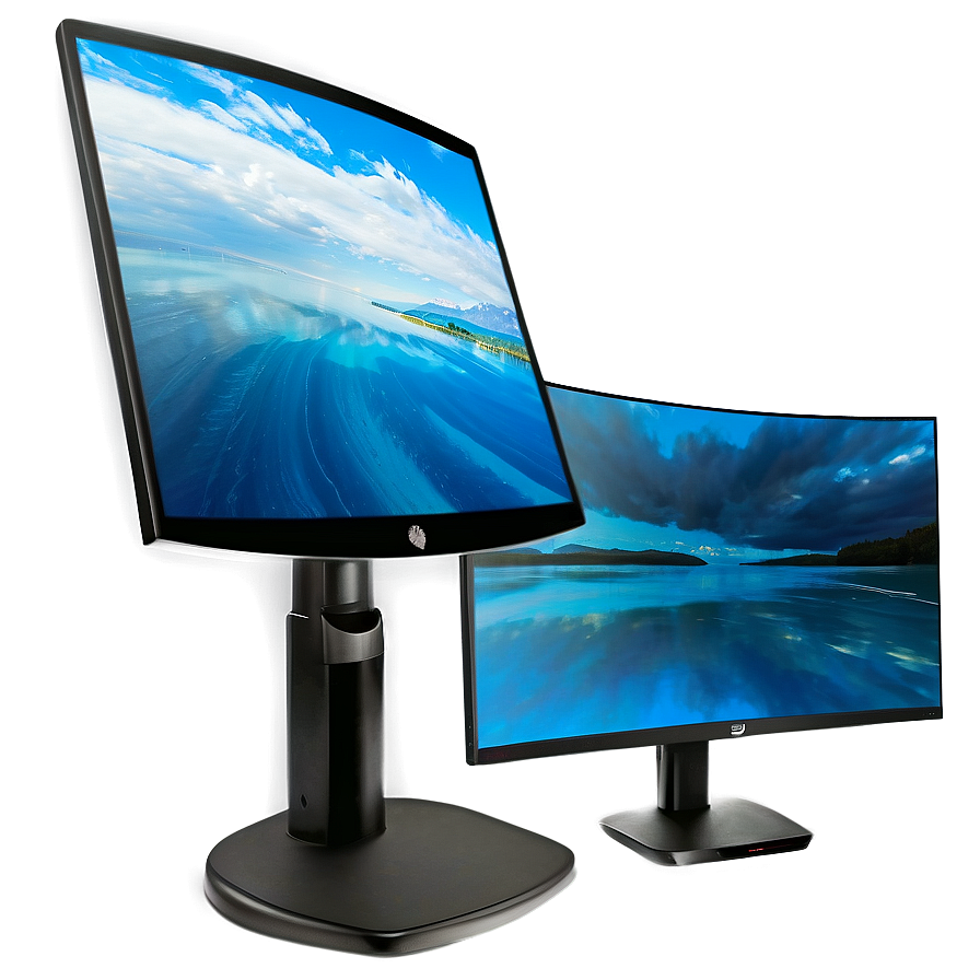 Curved Monitor Screen Png 20