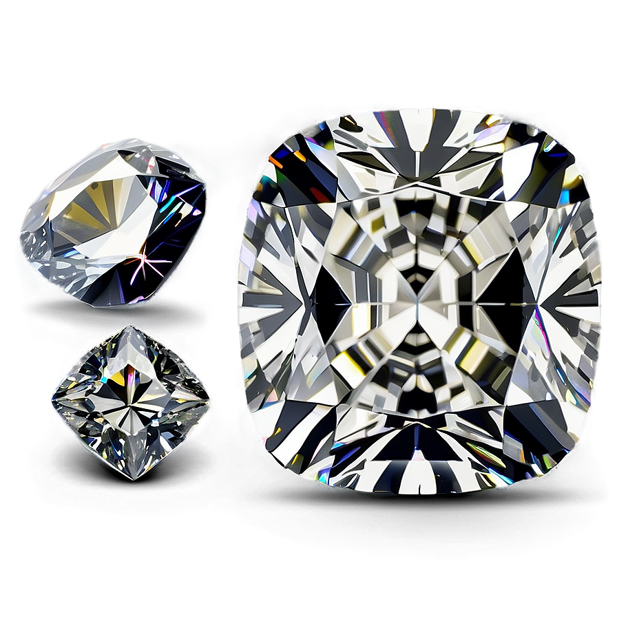 Cushion Cut Diamonds Png Lyk27