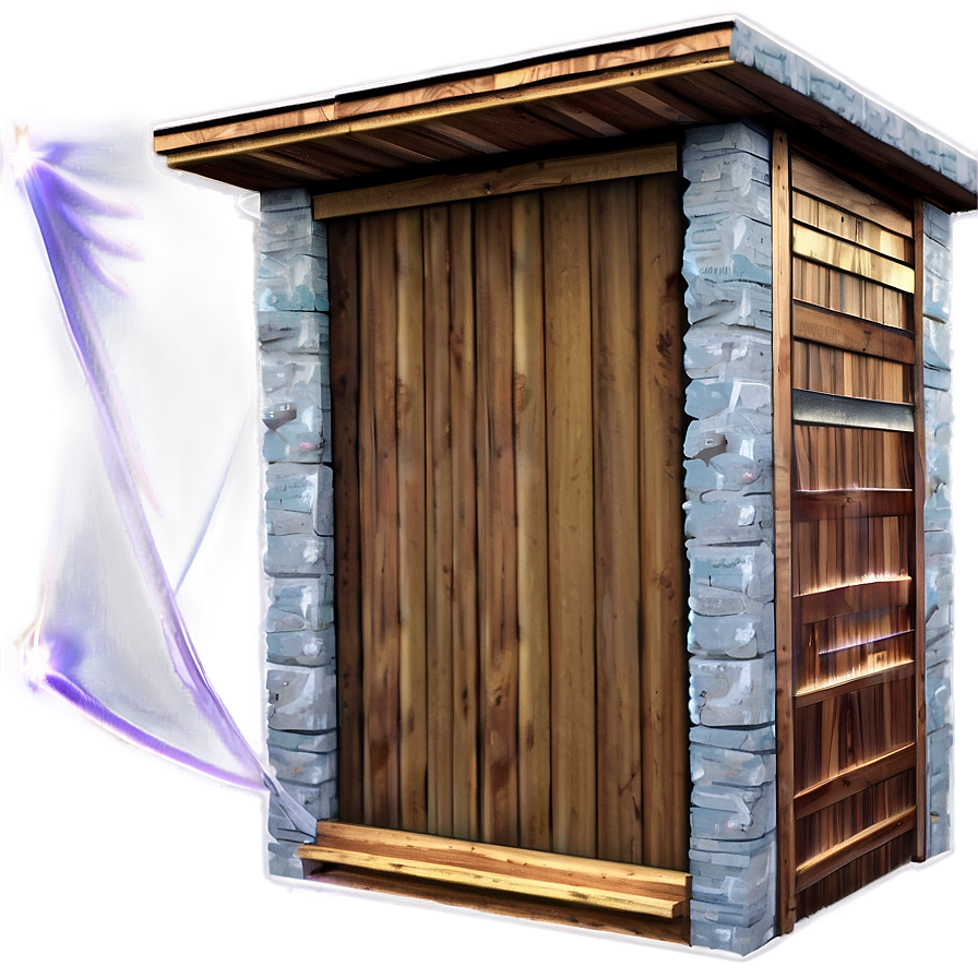 Custom Built Outhouse Png 17