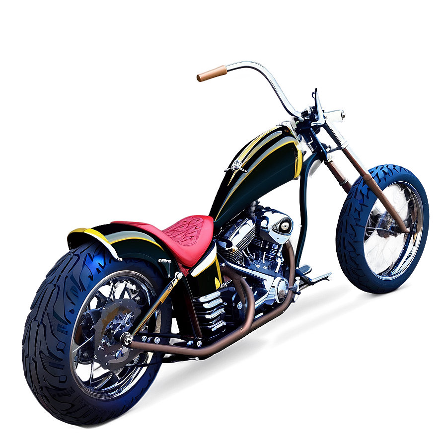 Custom Chopper Motorcycle Png 05212024