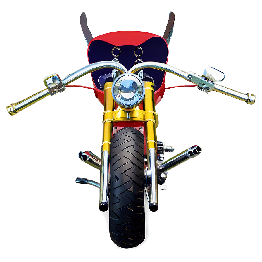 Custom Chopper Motorcycle Png 05212024