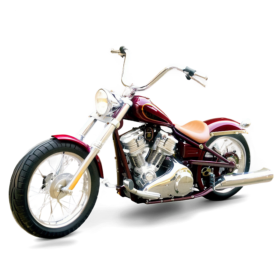 Custom Chopper Motorcycle Png Kug