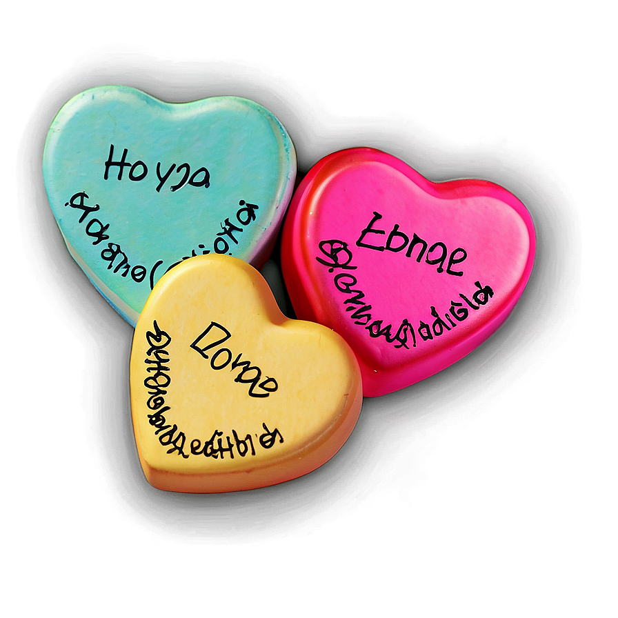 Custom Conversation Hearts Png 77