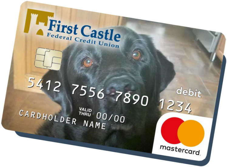 Custom Debit Cardwith Dog Design