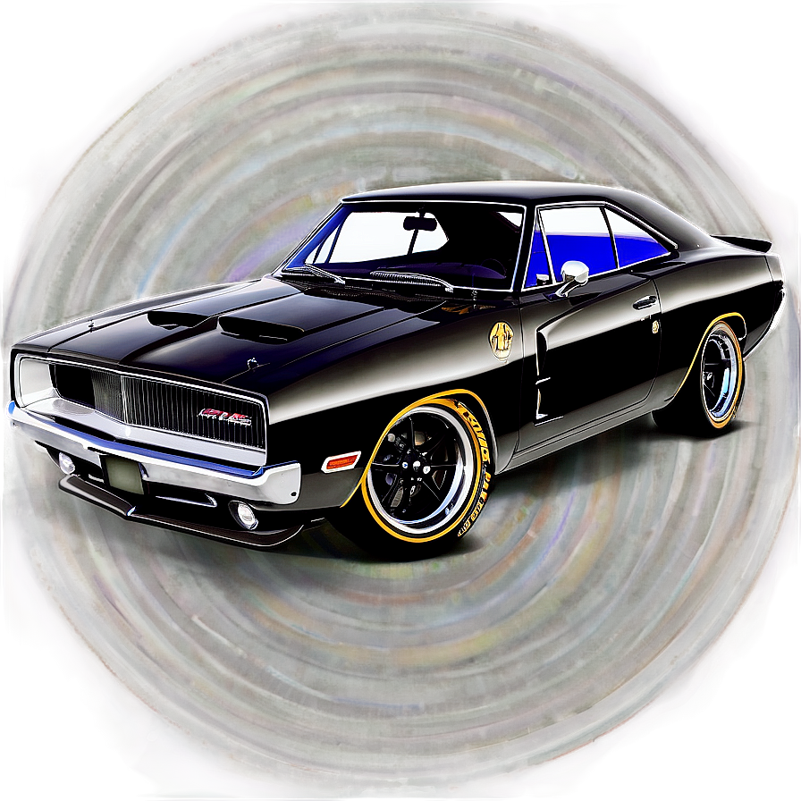 Custom Dodge Charger Artwork Png 06122024