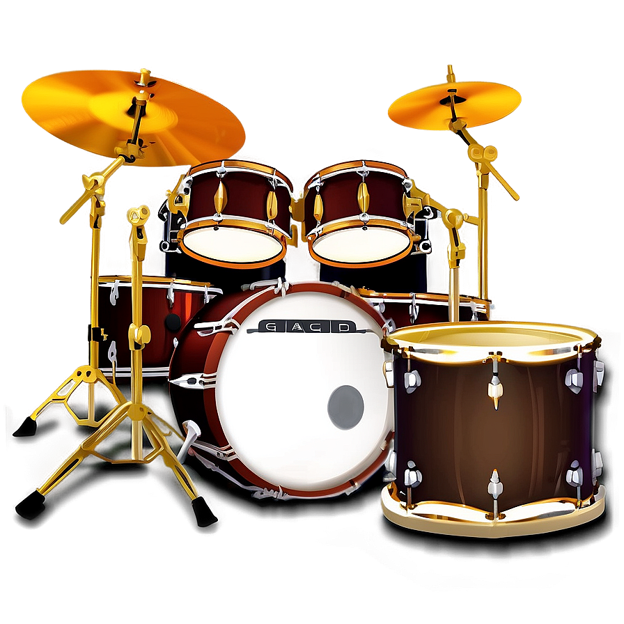 Custom Drum Kit Artwork Png Gac16