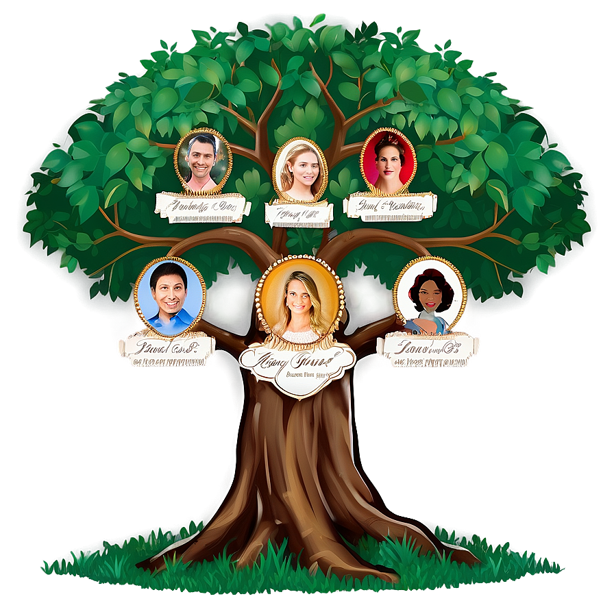 Custom Family Tree For Reunions Png Mrw