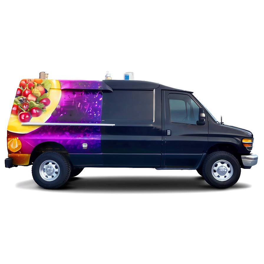 Custom Food Truck Van Png Wml