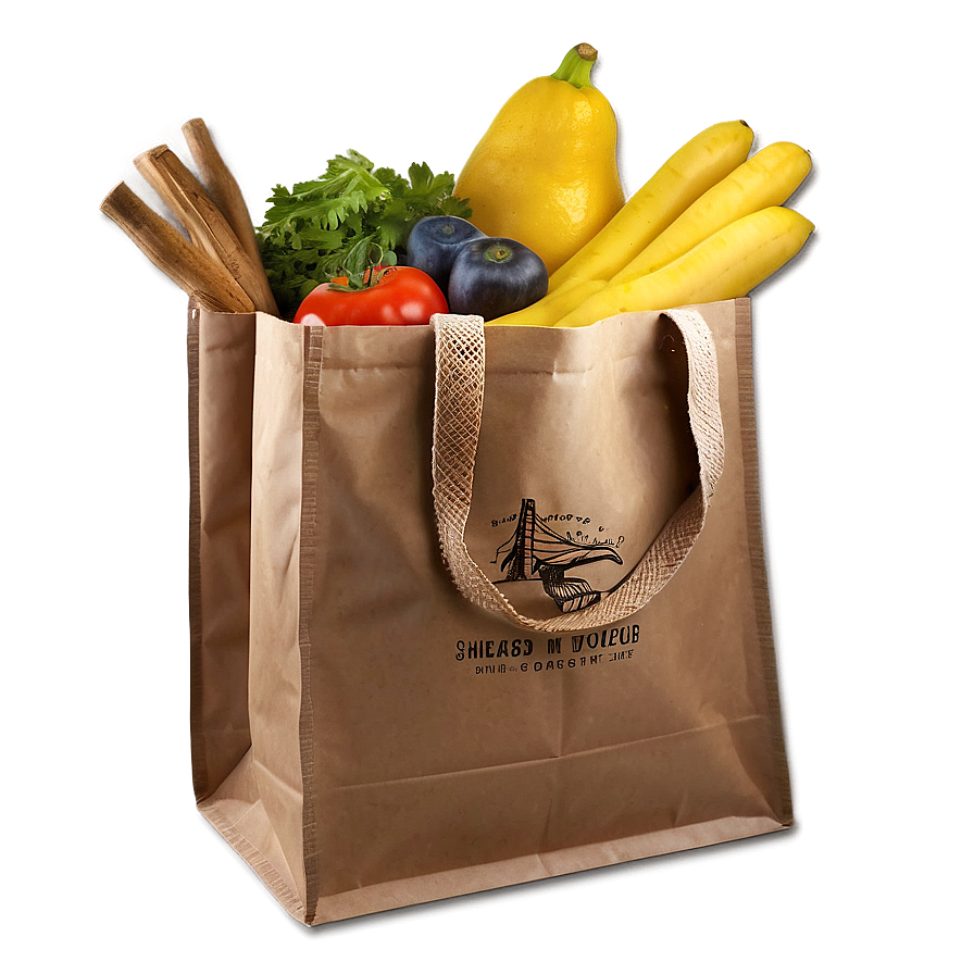 Custom Grocery Bag Png 06132024