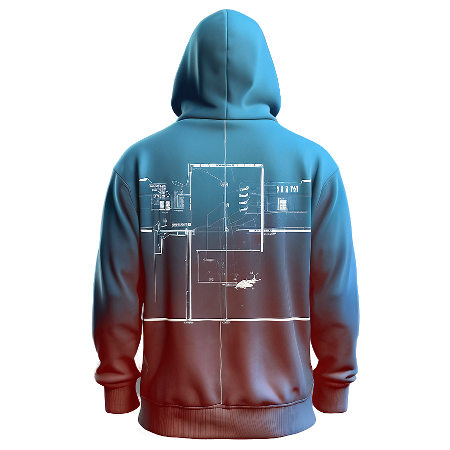 Custom Hoodie Blueprint Png 06122024