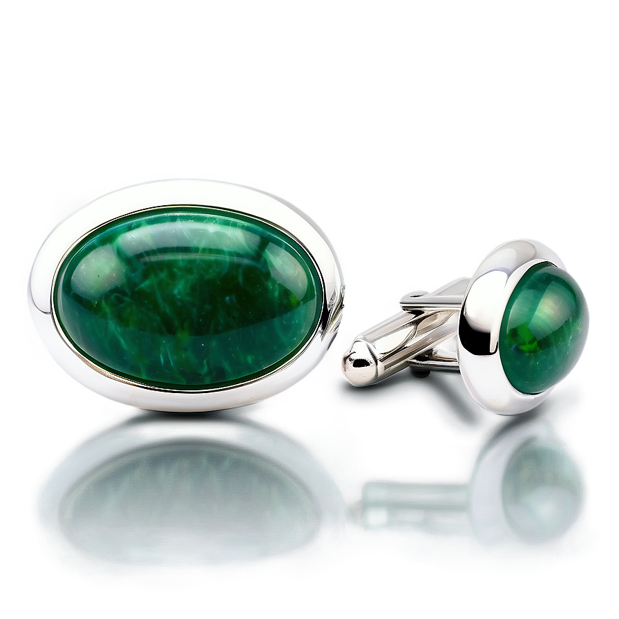 Custom Jade Cufflinks Png 89