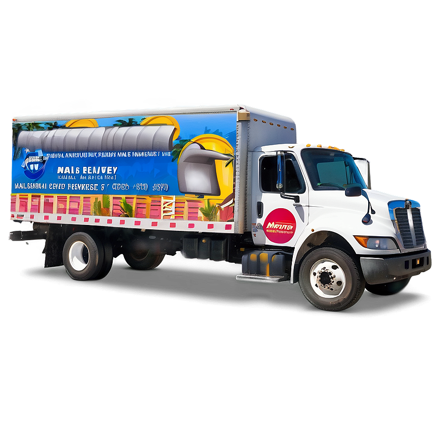 Custom Mail Delivery Truck Png Qxj