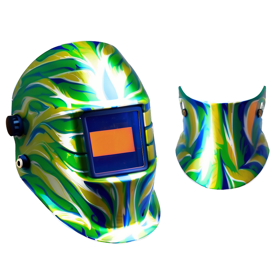 Custom Painted Welding Helmet Png 20