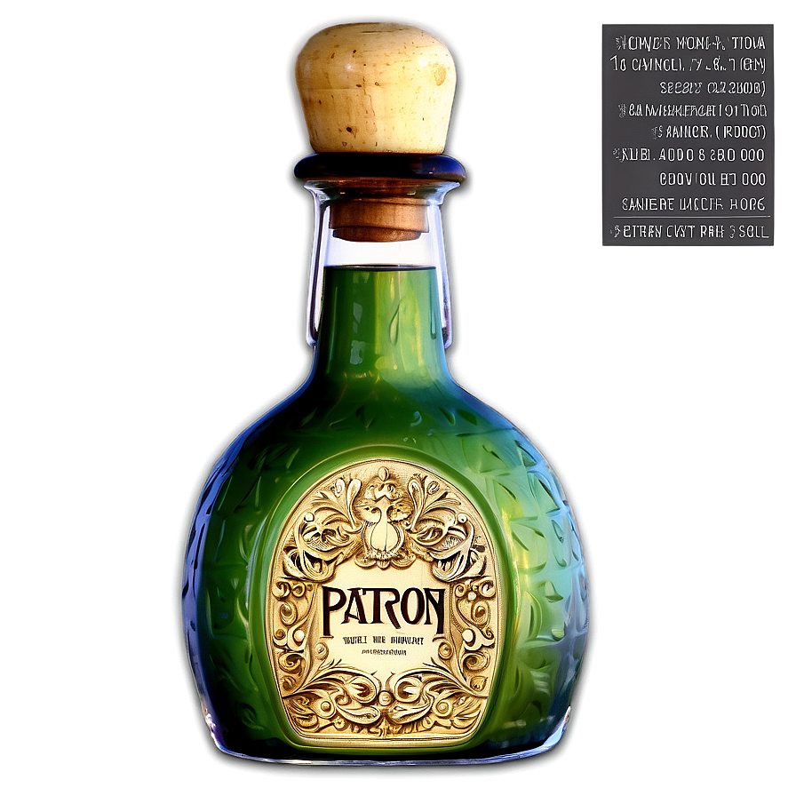 Custom Patron Bottle Artwork Png 52