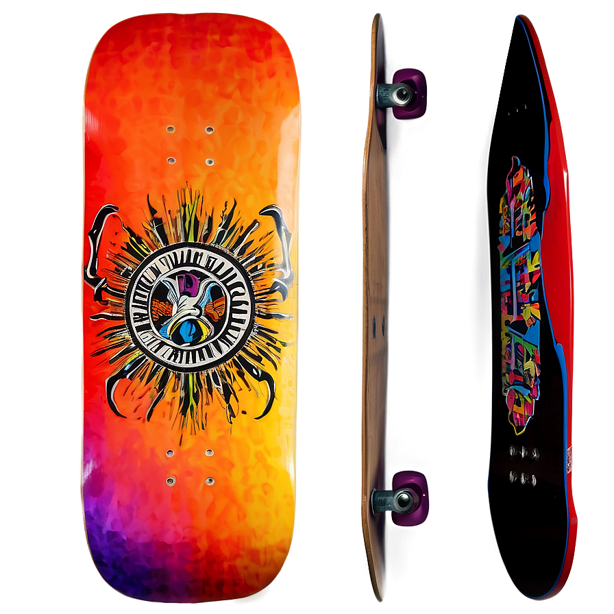 Custom Skateboard Deck Art Png 49