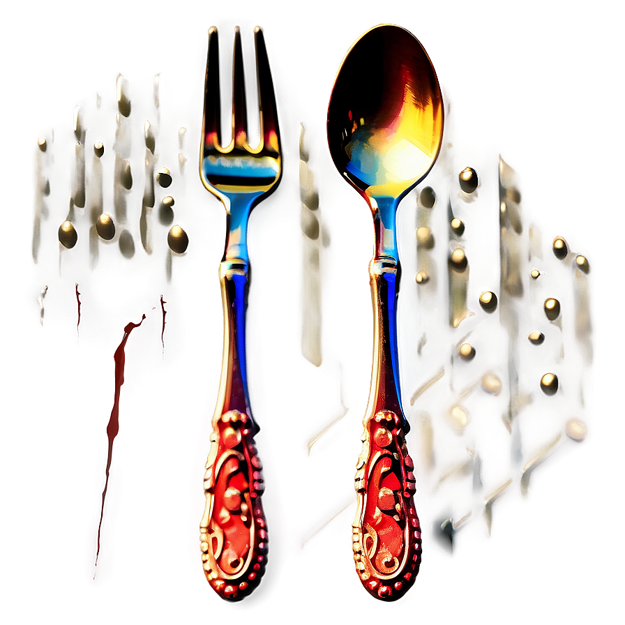 Custom Spoon And Fork Png 32