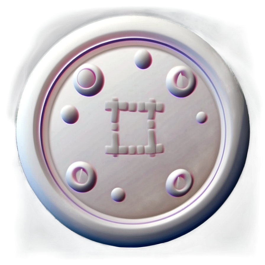 Custom White Button Design Png 13