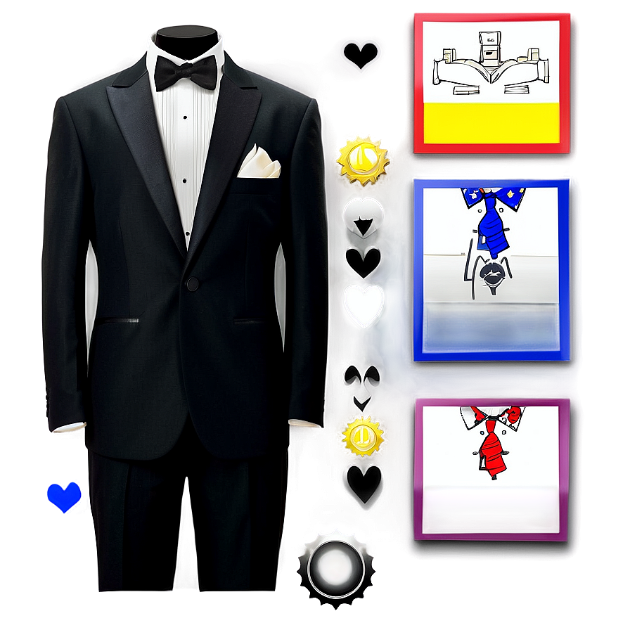 Customizable Tuxedo Features Png Rbf61