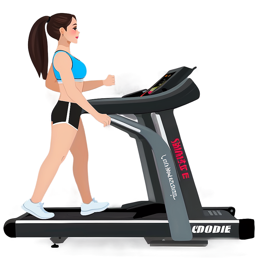 Customizable Workout Treadmill Png Qmo43