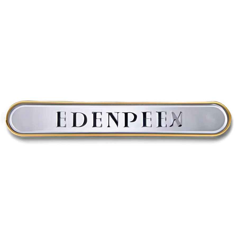 Customized Metal Nameplate Png Cxc