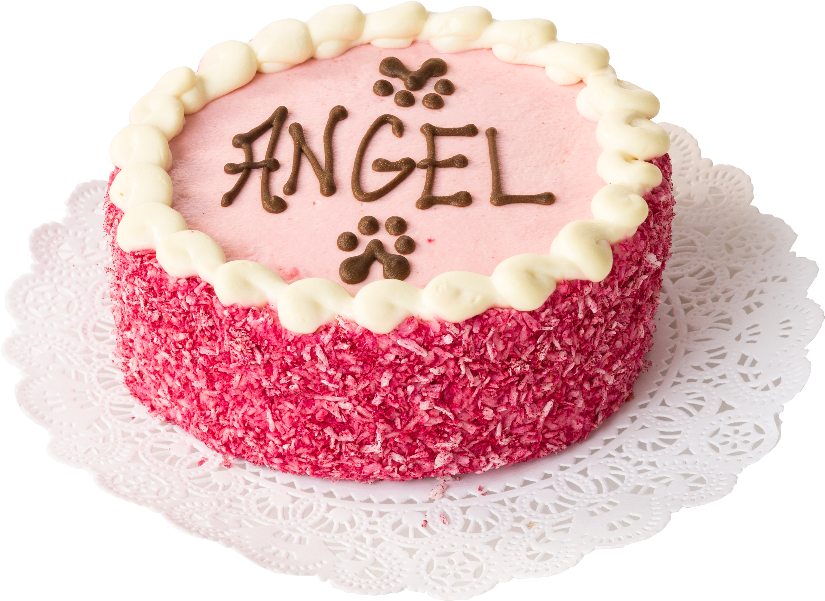 Customized Pink Cake Angel