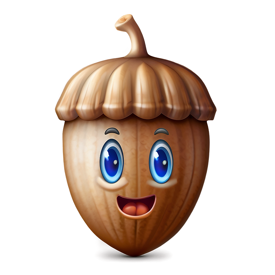 Cute Acorn Emoji Png Gts