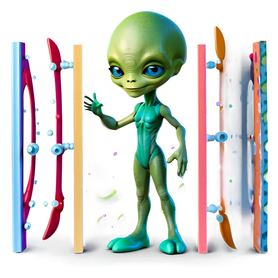 Cute Alien Character Png 55