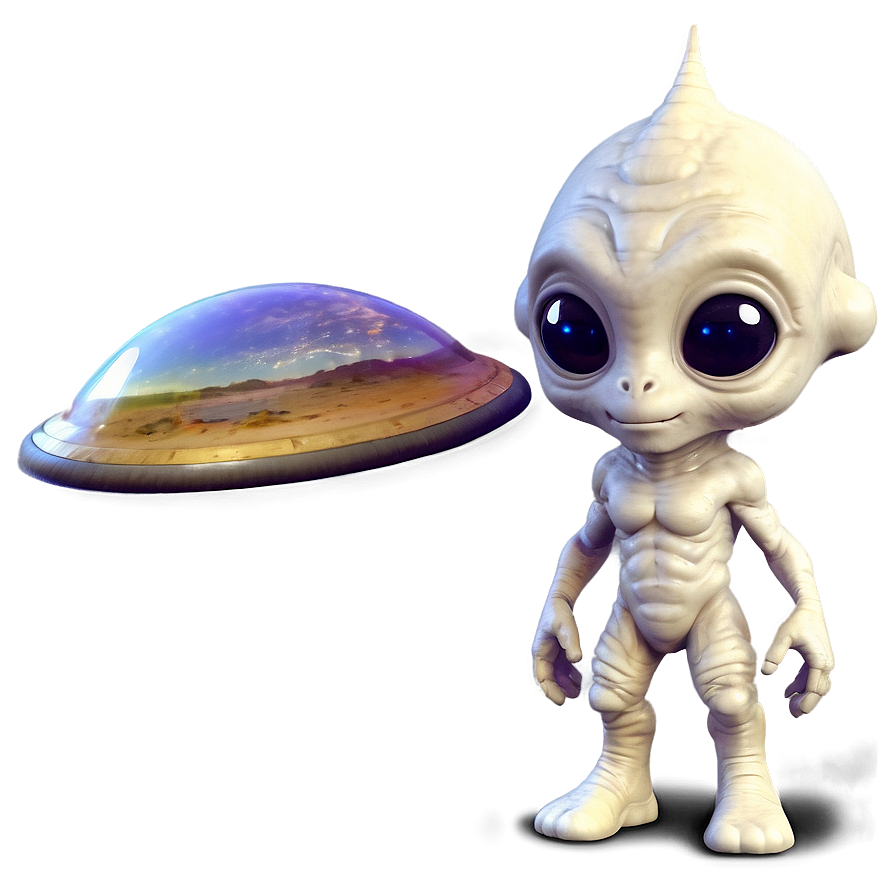 Cute Alien Explorer Png 06292024