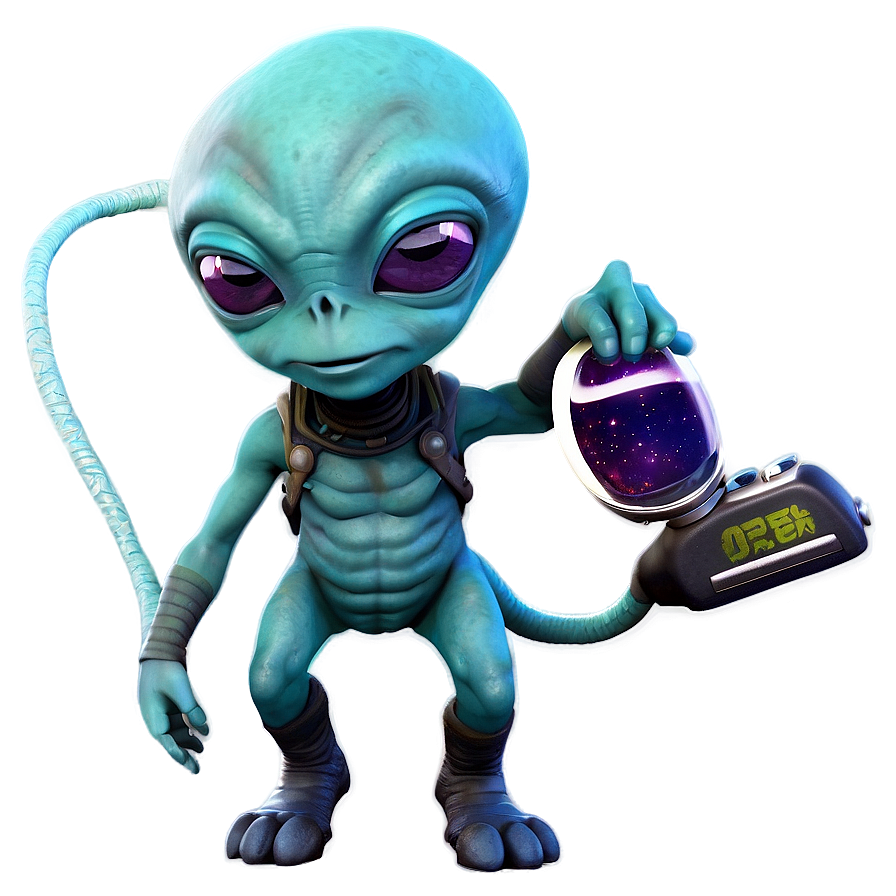 Cute Alien Explorer Png Jef