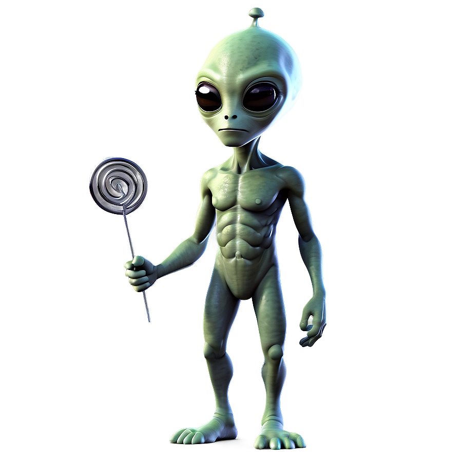 Cute Alien With Antenna Png 06292024