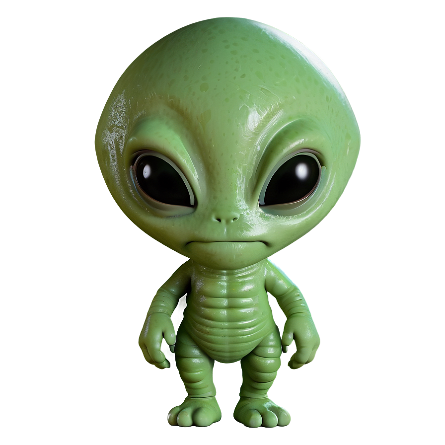 Cute Alien With Ufo Png Pvy