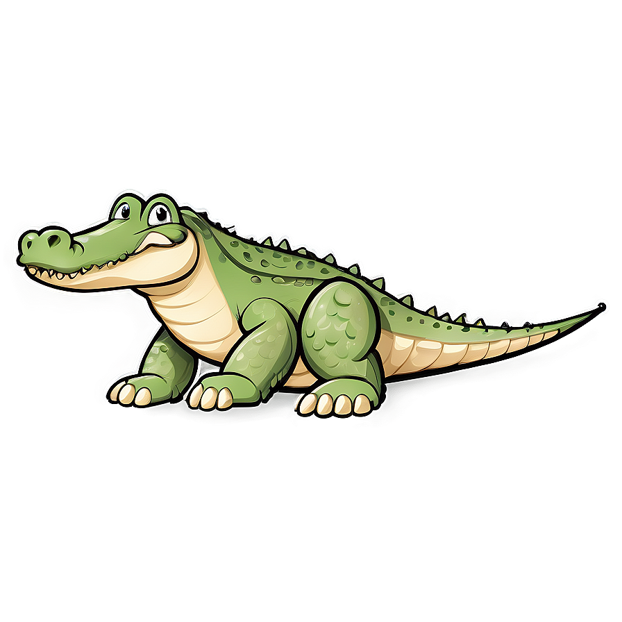 Cute Alligator Character Png Clo27