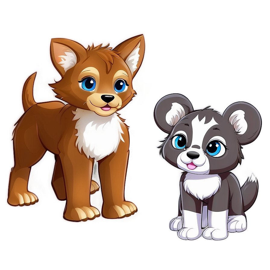 Cute Animal Friends Png 13