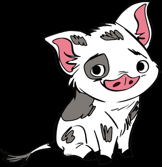 Cute_ Animated_ Pig_ Character_ Moana