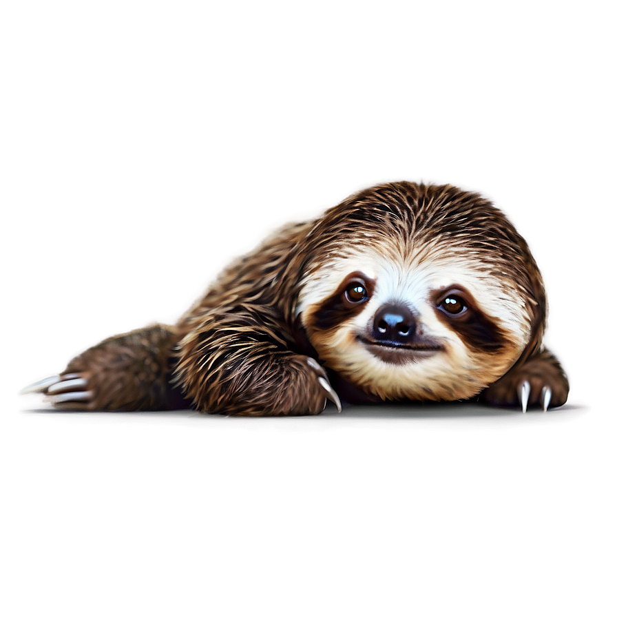 Cute Baby Sloth Png 05032024