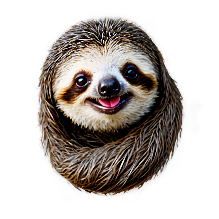 Cute Baby Sloth Png 06112024