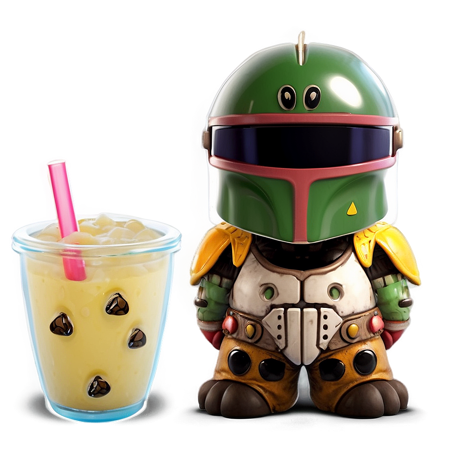 Cute Boba Character Png Qnq22