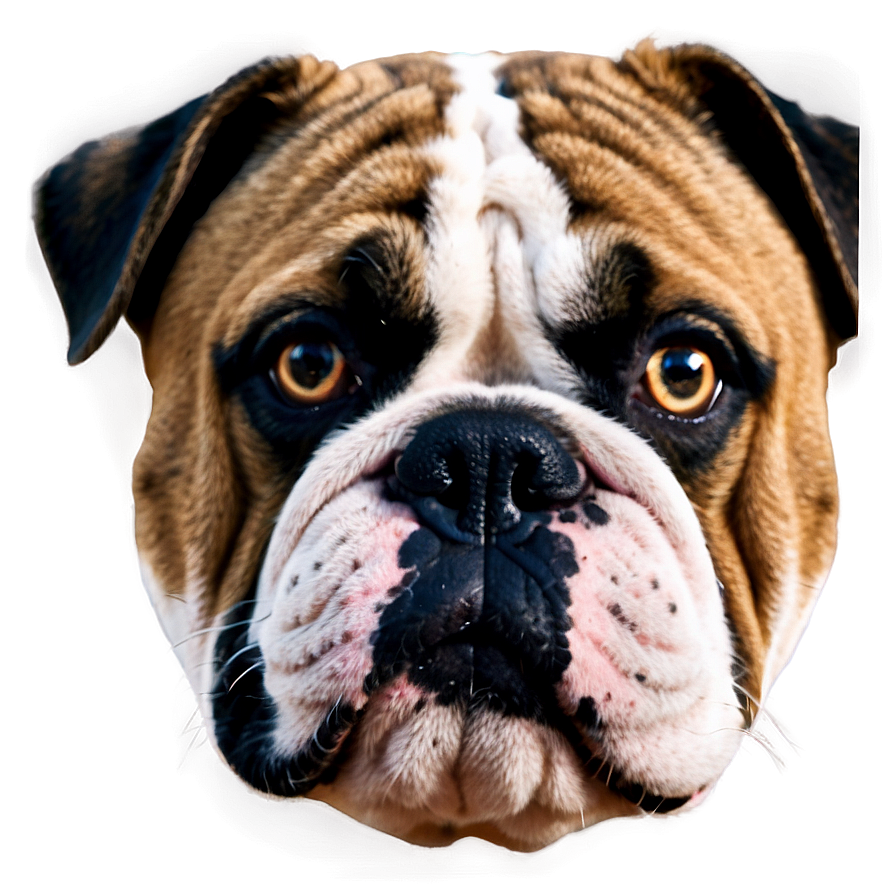 Cute Bulldog Faces Close-up Png Hxt