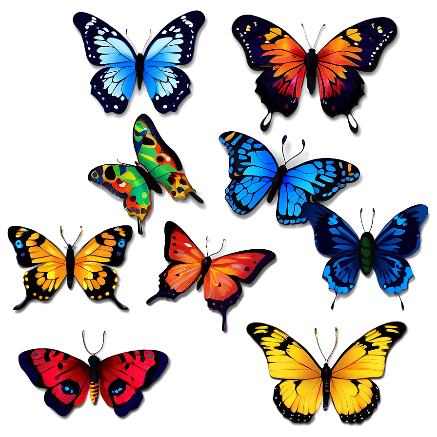 Cute Butterflies Png Ncr