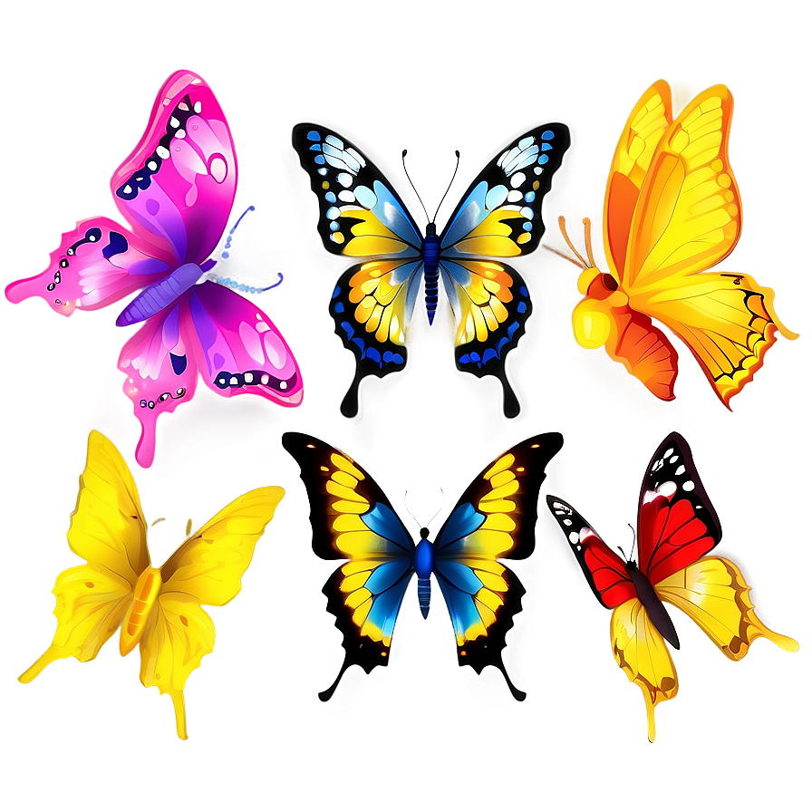 Cute Butterflies Png Ruh