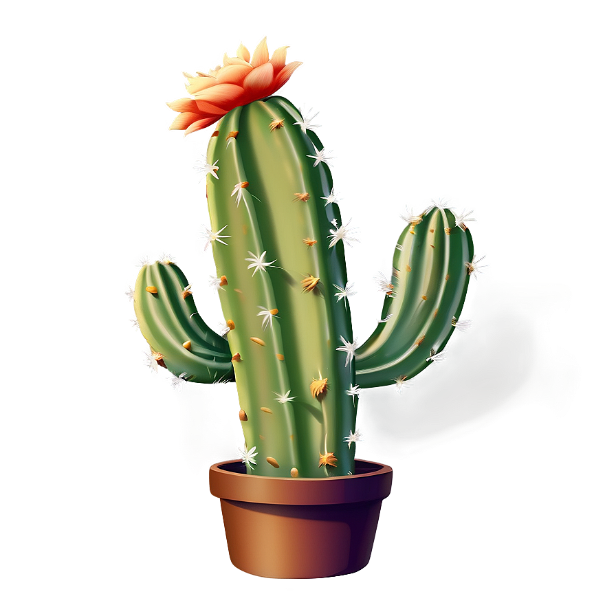 Cute Cactus Png 13