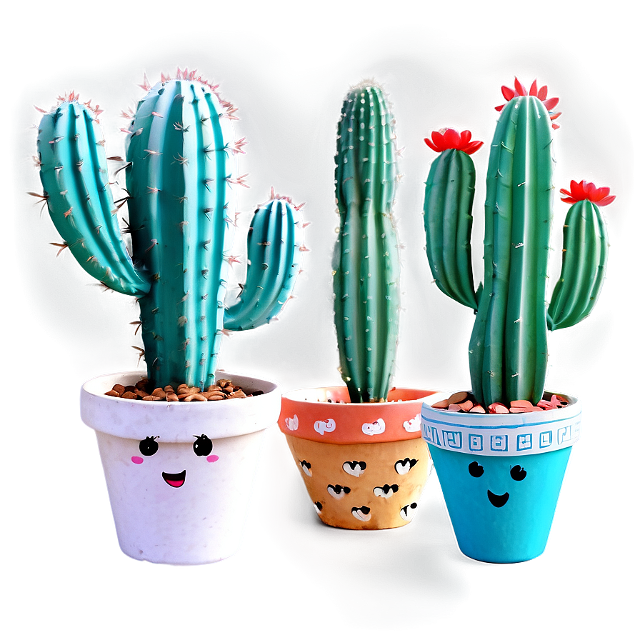 Cute Cactus Pot Png Ups