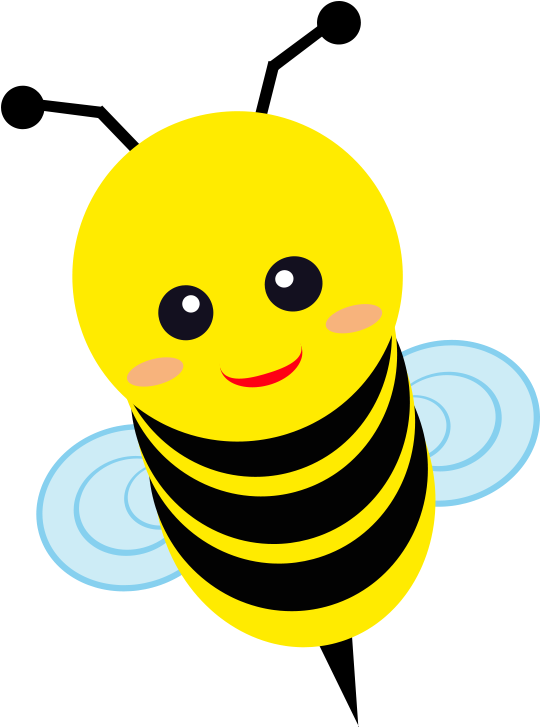 Cute Cartoon Bee Clipart