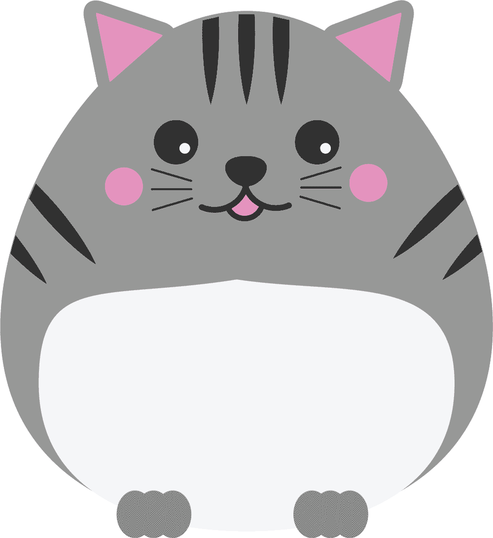 Cute Cartoon Cat Graphic