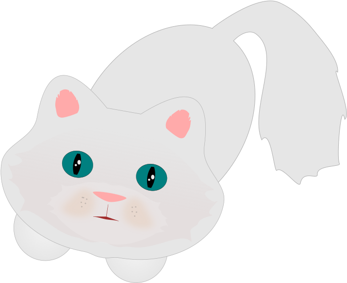 Cute Cartoon Cat Illustration