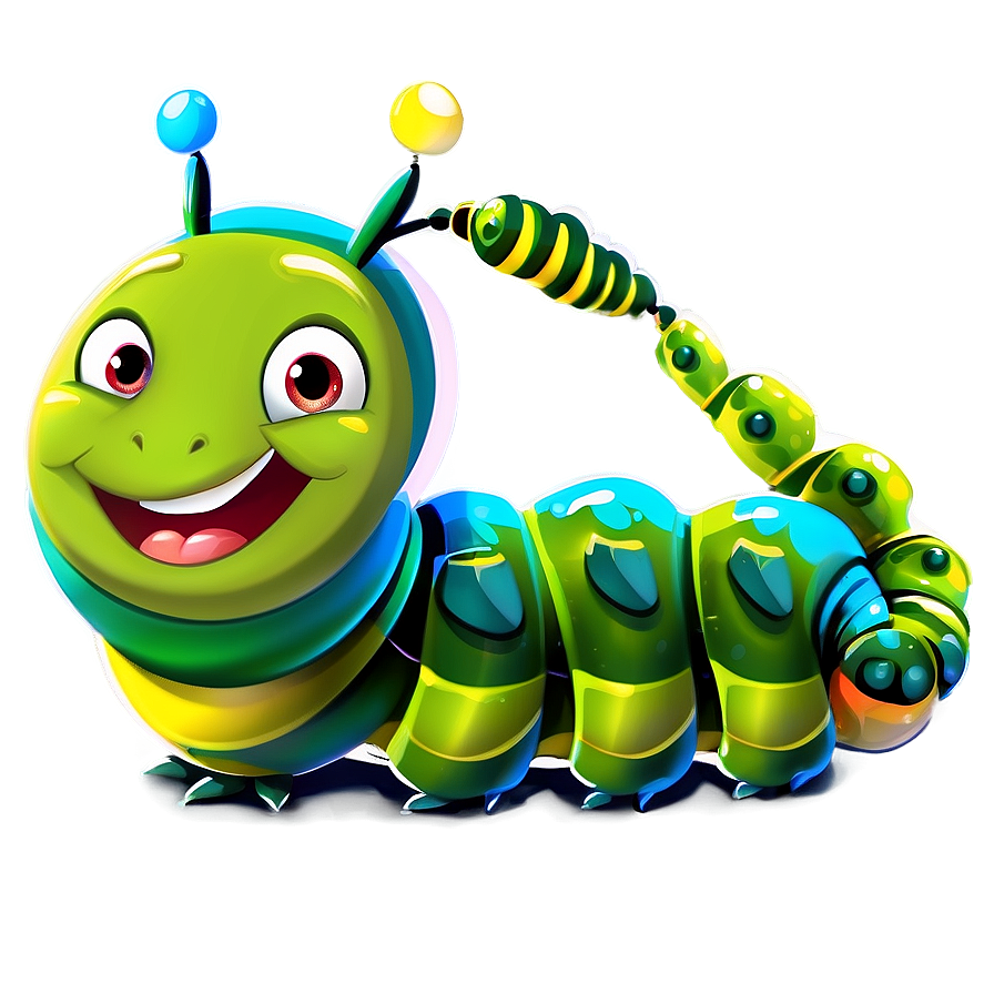 Cute Cartoon Caterpillar Png Fkq30