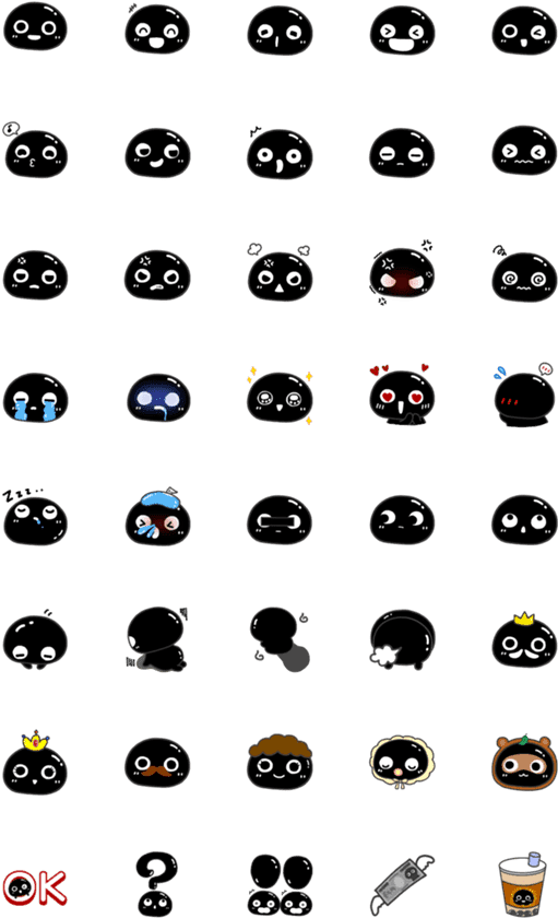 Cute_ Cartoon_ Character_ Emoticons