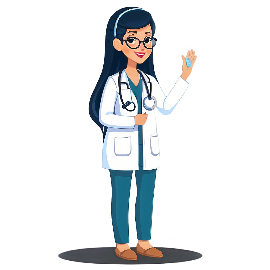 Cute Cartoon Doctor Character Png 22