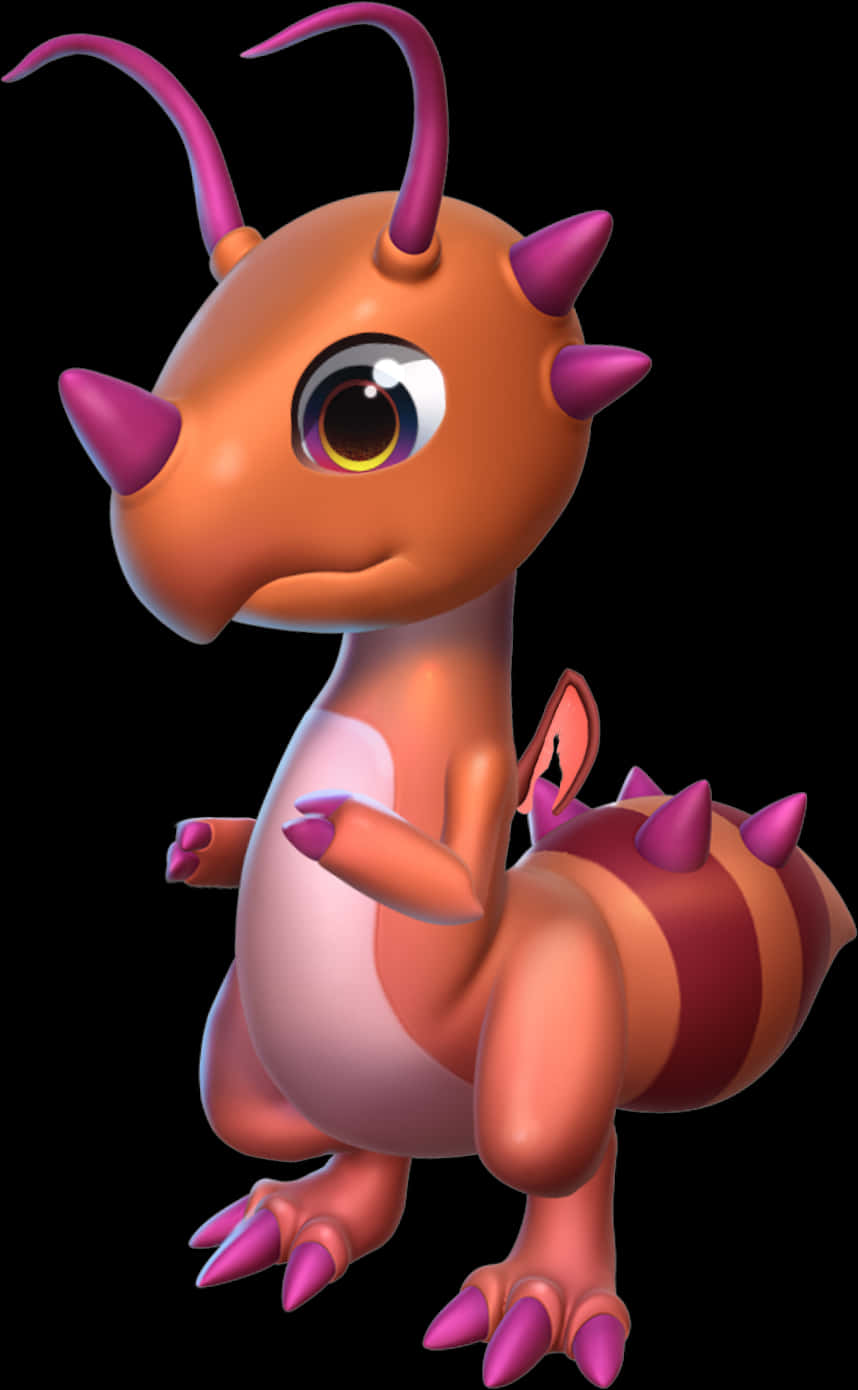 Cute Cartoon Dragon